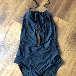 Black AerieSwim One Piece Swimsuit